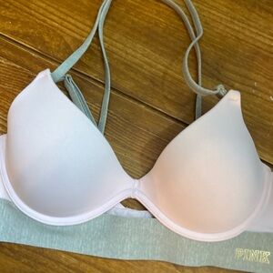 Victoria's Secret Pink and Gray Bra